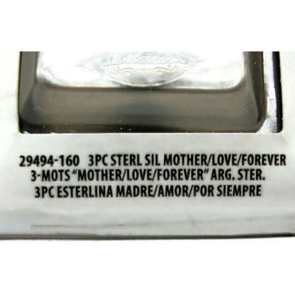 Sterling Elegance 925 Mother Love Forever Bead New Cousin Corporation of America - Picture 5 of 9